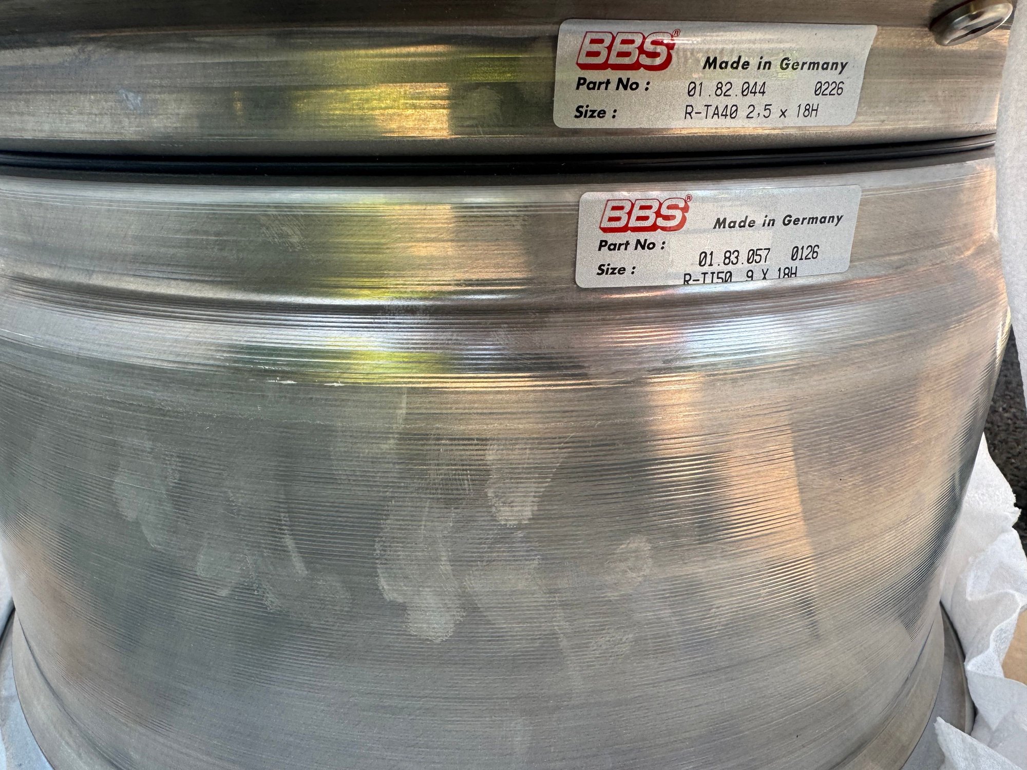 9” inner and 2.5” outer barrels