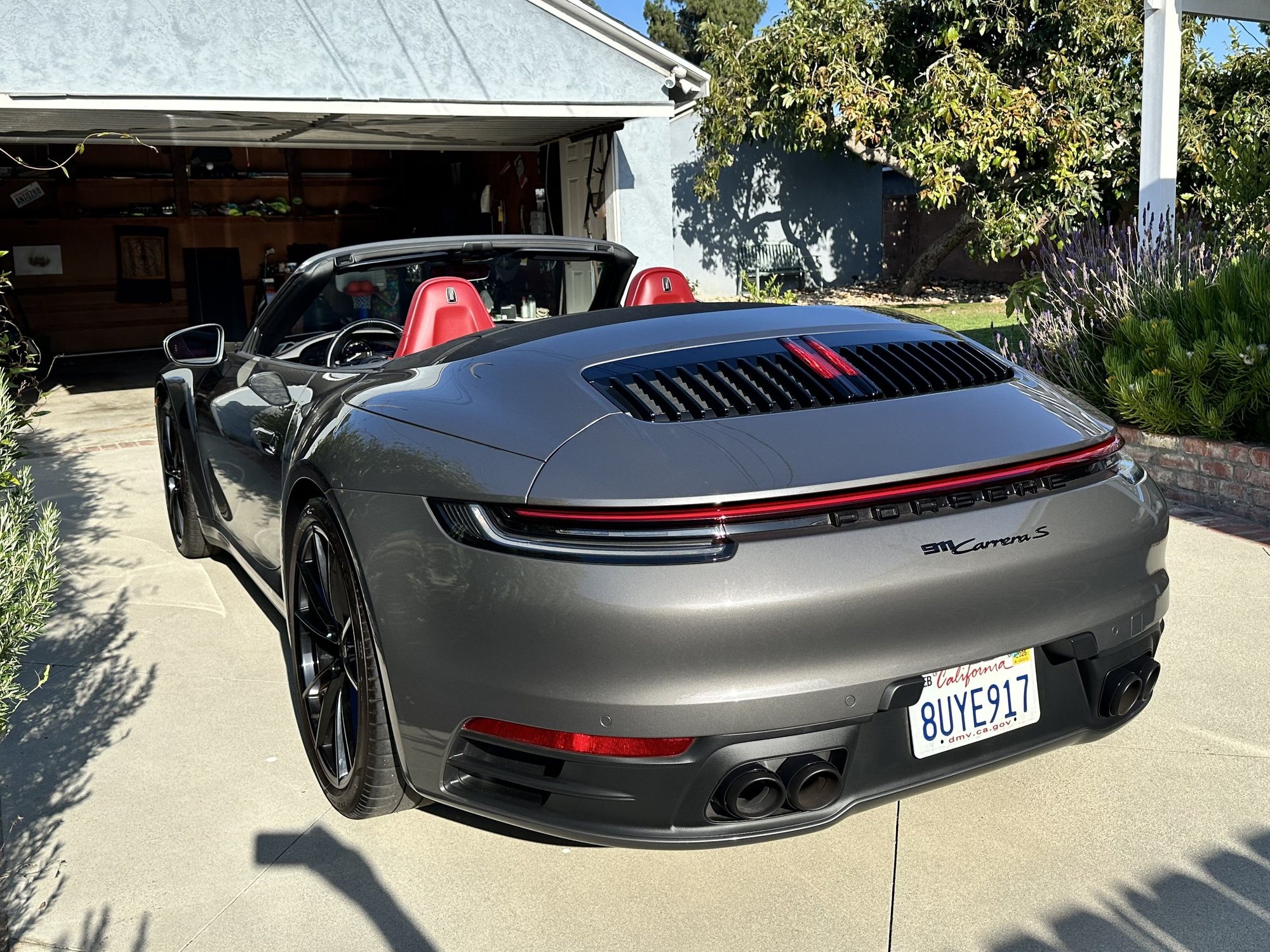 2021 Porsche 911 - 2021 992 Carrera S Cab -- 1 owner, 12k miles, Bordeaux Red interior -- NEW PRICE - Used - VIN WP0CB2A96MS248537 - 12,843 Miles - 6 cyl - 2WD - Automatic - Convertible - Gray - Hawthorne, CA 90250, United States