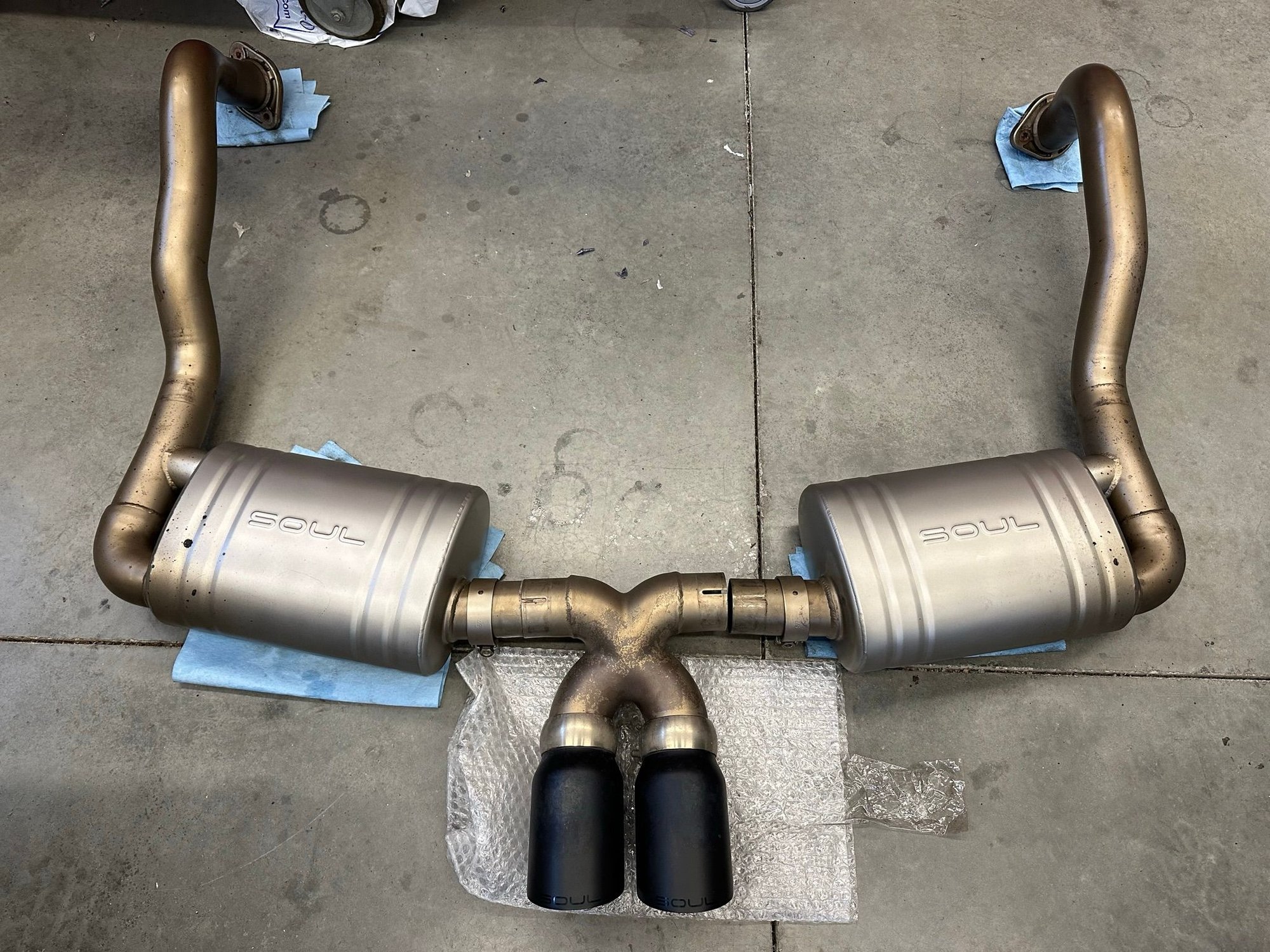 Engine - Exhaust - SOUL Performance Exhaust System for 981 Boxster/Cayman - Used - 2013 to 2016 Porsche Boxster - 2014 to 2016 Porsche Cayman - Rancho Cucamonga, CA 91701, United States