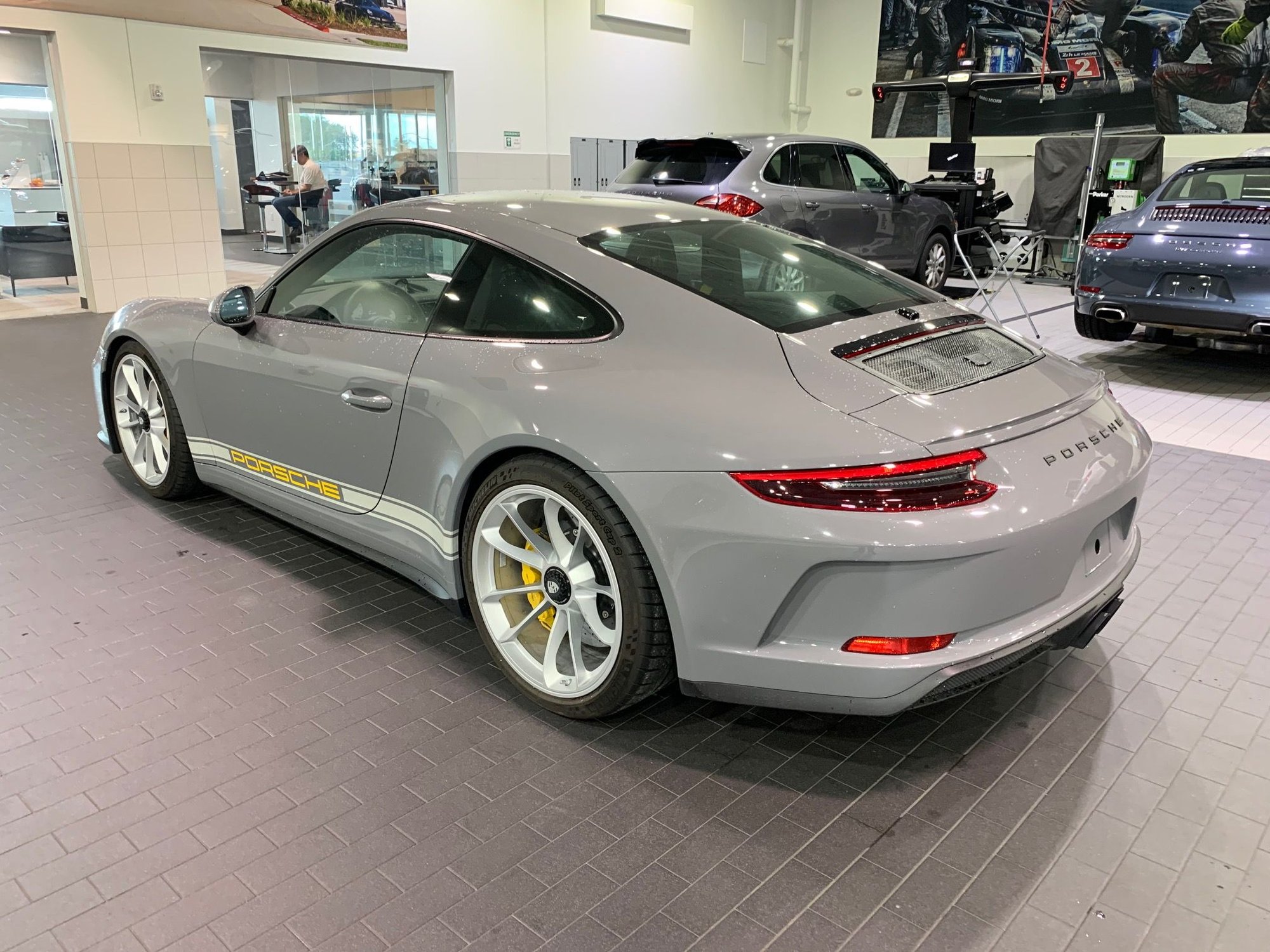 2019 Porsche GT3 - 2019 GT3 Touring PTS Nardo Grey - Used - VIN WP0AC2A99KS149132 - 681 Miles - 6 cyl - 2WD - Manual - Coupe - Gray - Houston, TX 77090, United States
