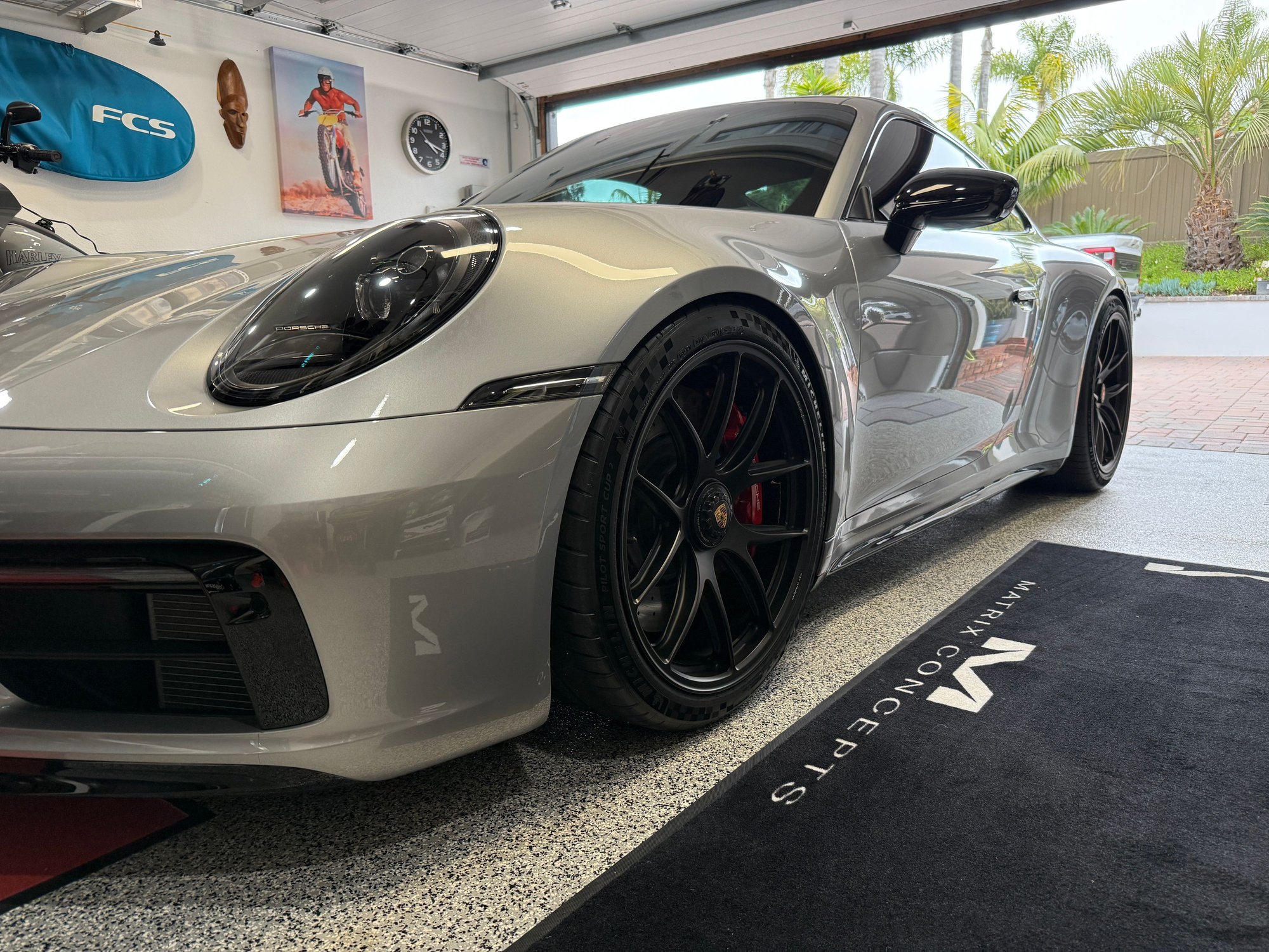 Dropped the rear a hair more and got Camber adjusted. Finally sitting proper! KW HAS + TAG Motorsports + Brixton Forged FDE01