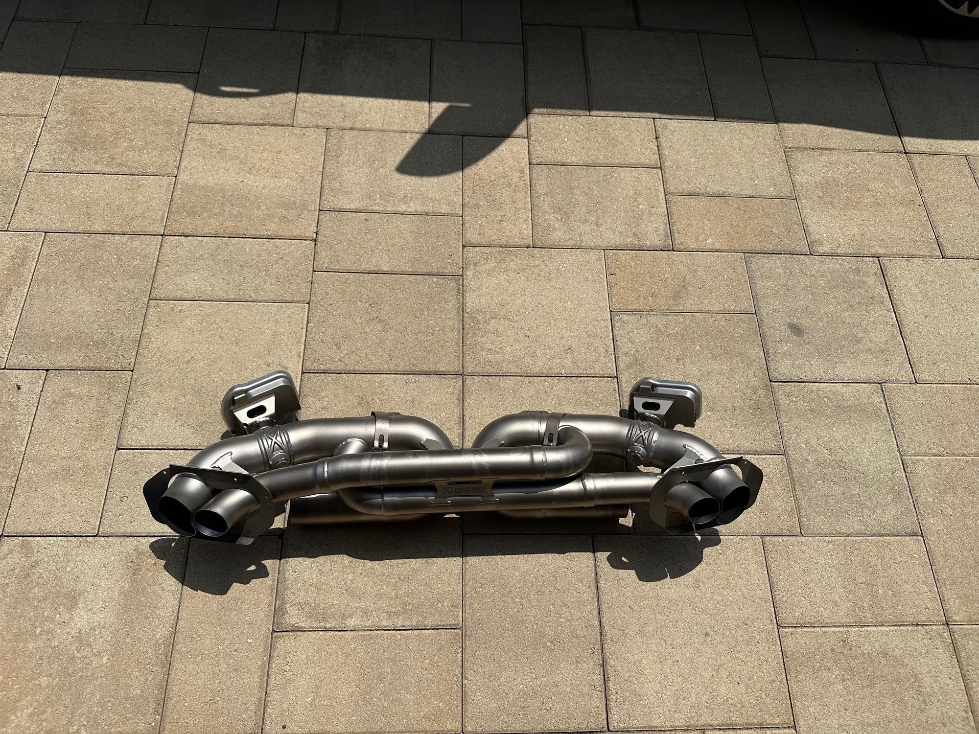 Engine - Exhaust - Akrapovic Porsche 911 Turbo/ S Titanium Slip on Race Line Axel Back Exhaust - Used - 2020 to 2023 Porsche 911 - San Diego, CA 92108, United States