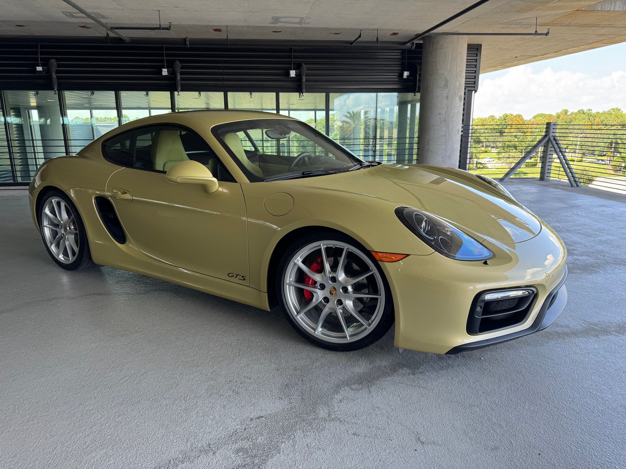 2015 Porsche Cayman - 2015 Cayman GTS Lime Gold Metallic - Used - VIN WP0AB2A80FK184139 - 3,289 Miles - 6 cyl - 2WD - Manual - Coupe - Gold - Orlando, FL 32811, United States