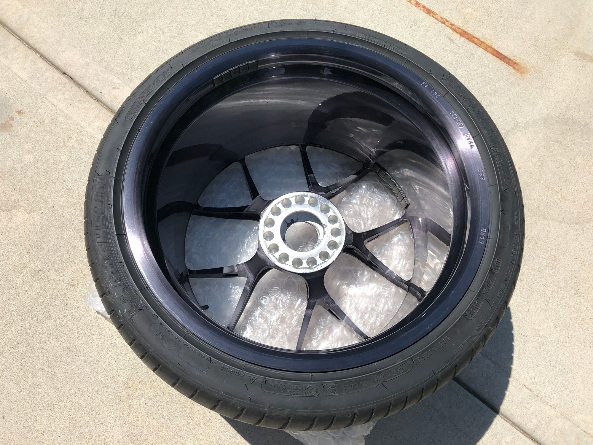 Wheels and Tires/Axles - Porsche BBS FI-R Wheels 20x9 ET52 & 20x12 ET44 Center Lock Custom Brushed Finish - Used - 2013 to 2019 Porsche 911 - Lees Summit, MO 64064, United States