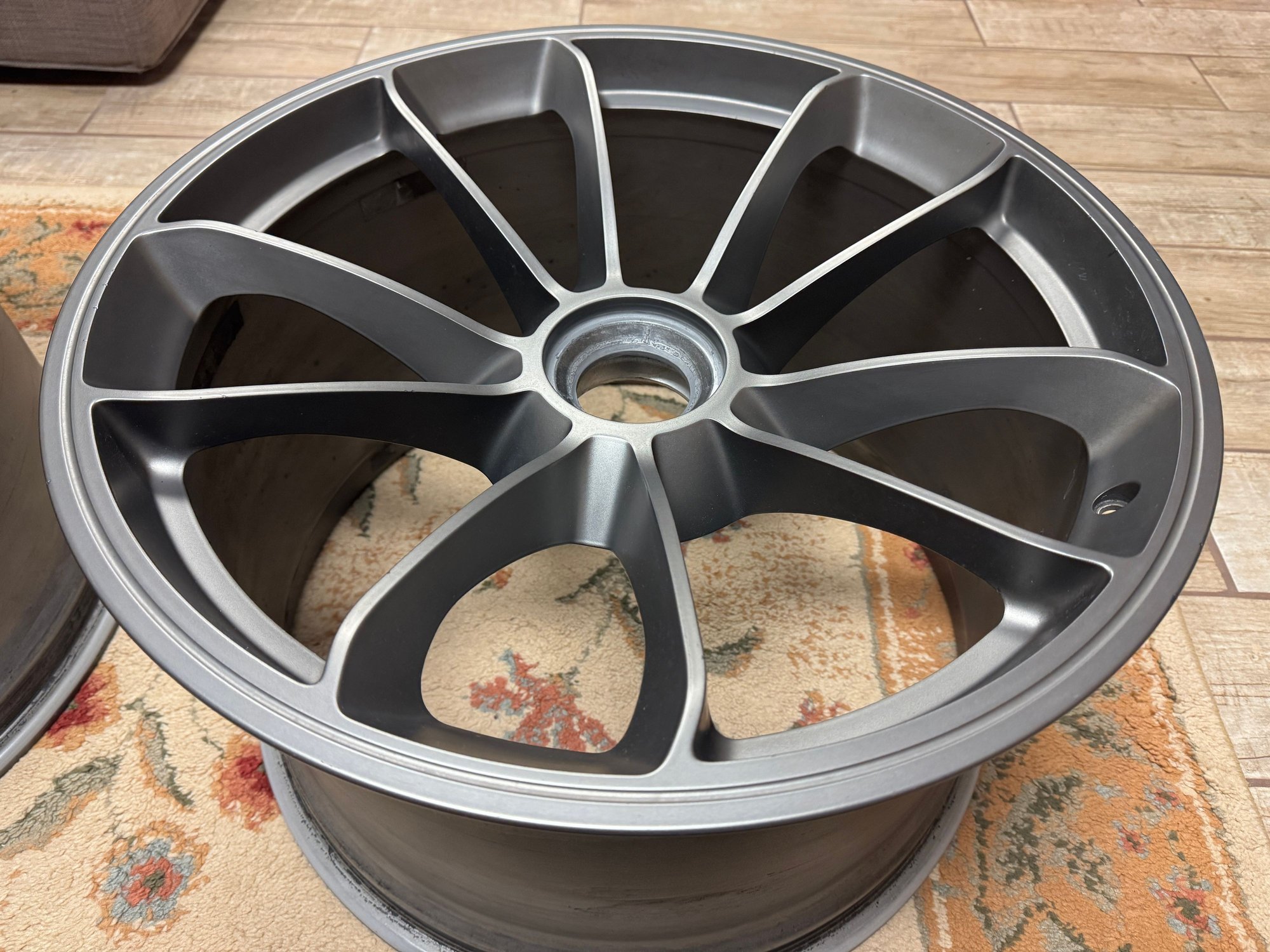 Wheels and Tires/Axles - 991 GT3 Satin Platinum OEM Wheels 20X12 20X9 - Used - -1 to 2027  All Models - Burke, VA 22015, United States