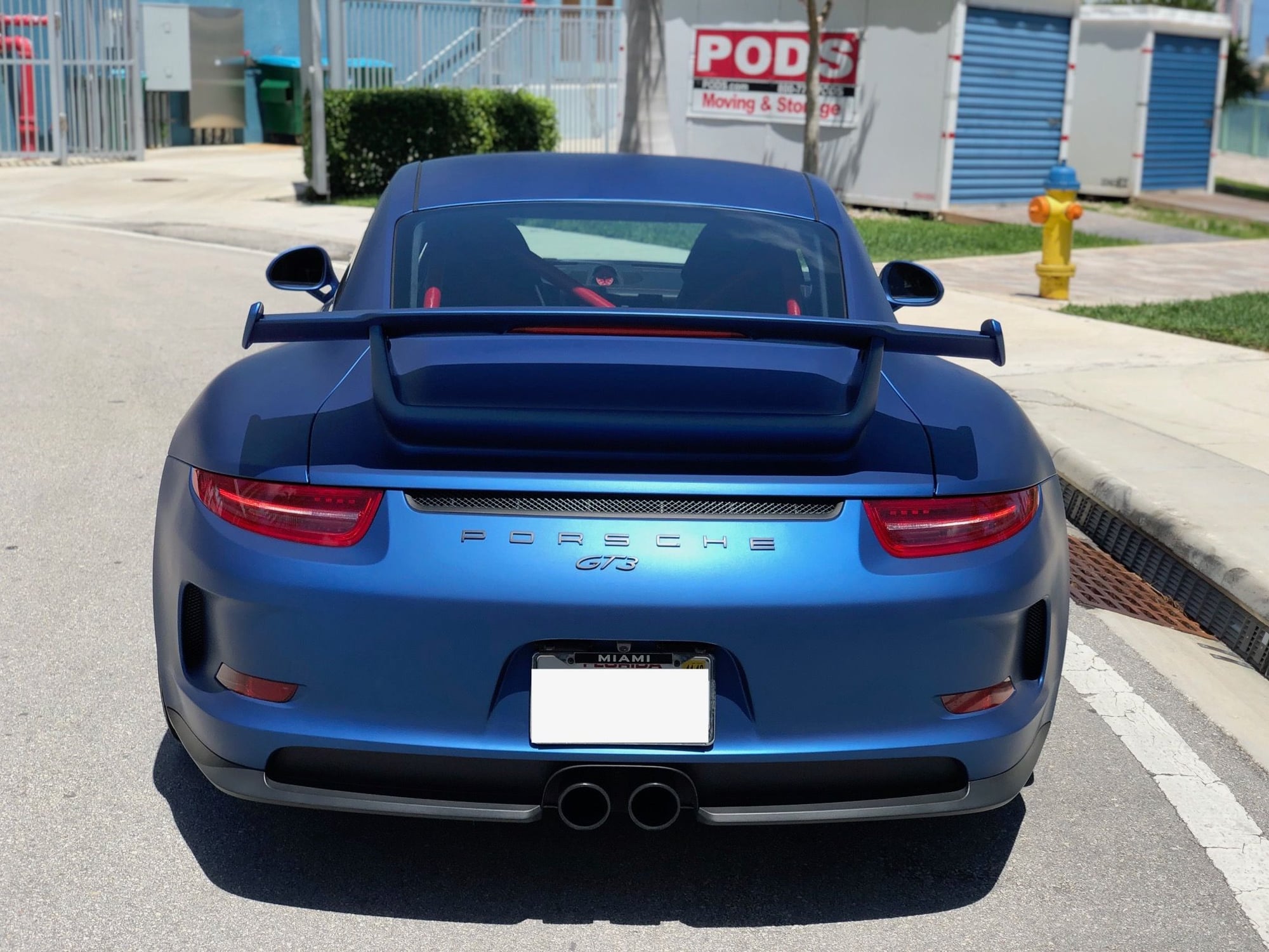 2015 Porsche GT3 - GT3 for a track enthusiast! - Used - VIN WPOAC2A98FS189093 - 15,500 Miles - 6 cyl - 2WD - Automatic - Coupe - Blue - Miami, FL 33180, United States