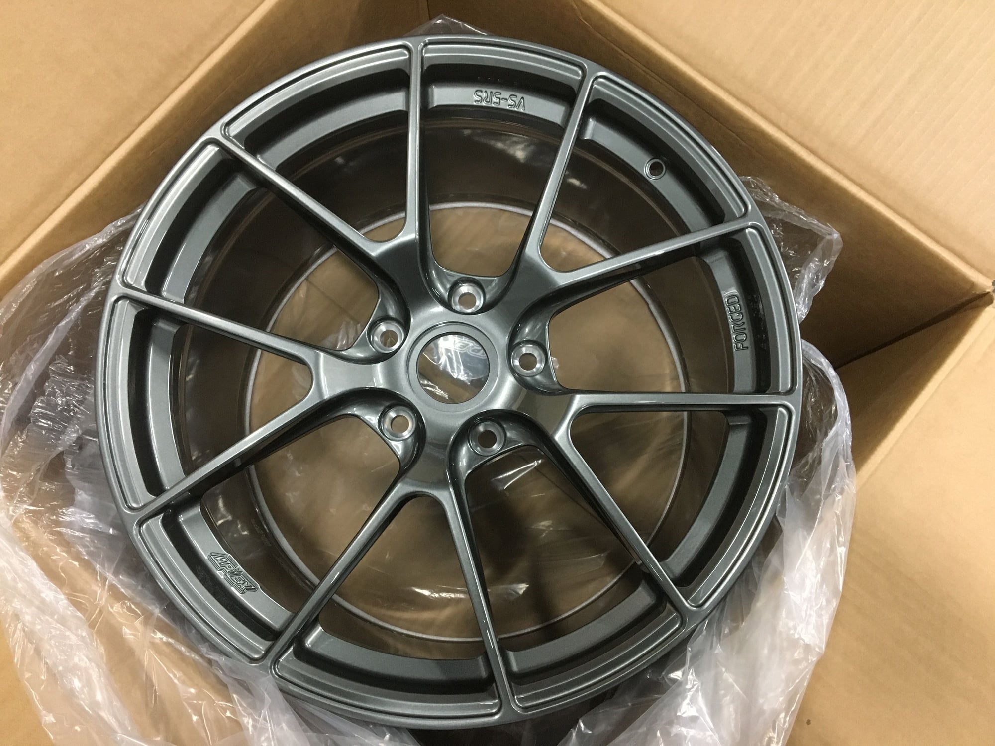 Wheels and Tires/Axles - FS **NEW** Apex VS-5RS 20" 5 lug 991.2 NB fitment Anthrecite - New - 2013 to 2019 Porsche 911 - Bordentown, NJ 08505, United States