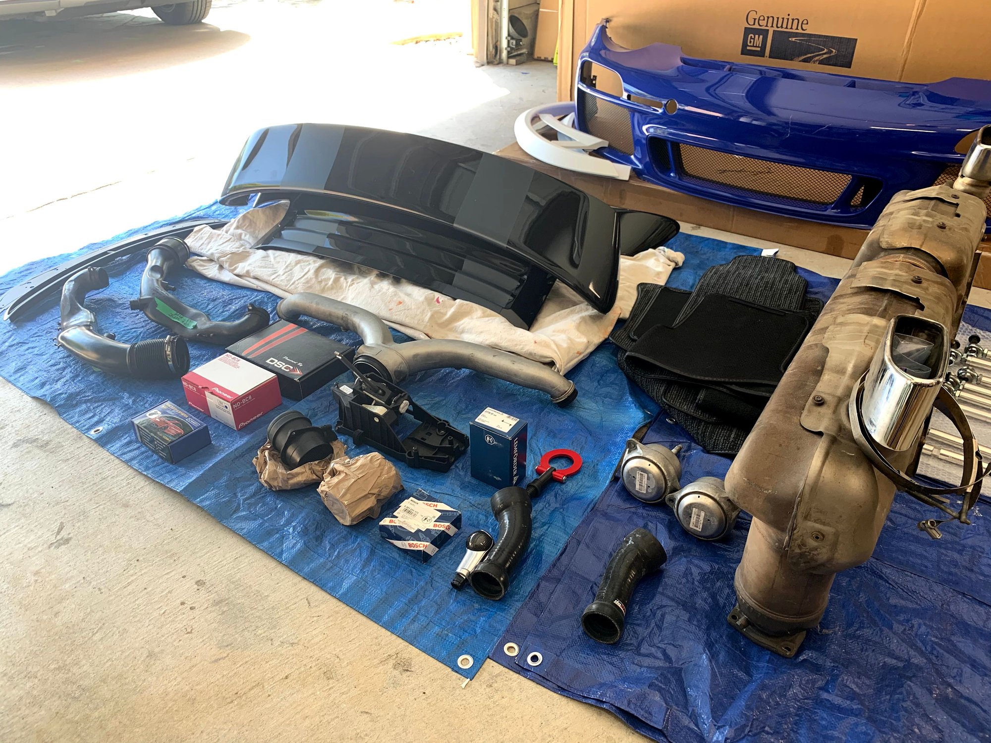 Miscellaneous - 997 Turbo parts -- TechArt, POMO Fender Flares, shifter, etc. - Used - 2007 to 2016 Porsche 911 - San Diego, CA 92127, United States