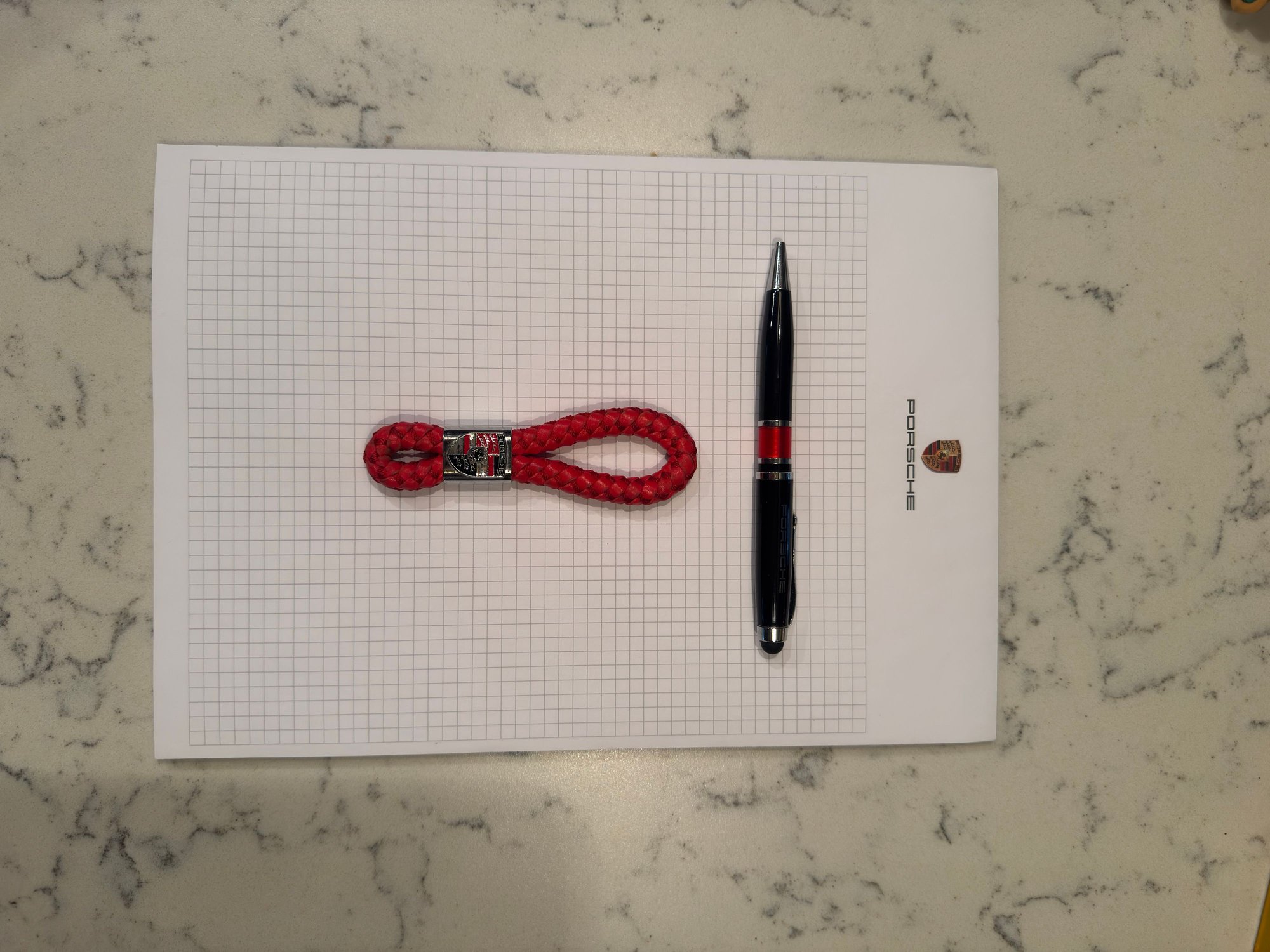 Accessories - New Porsche Notepad with Porsche Pen and KeyChain. - New - All Years  All Models - Marlton, NJ 08053, United States