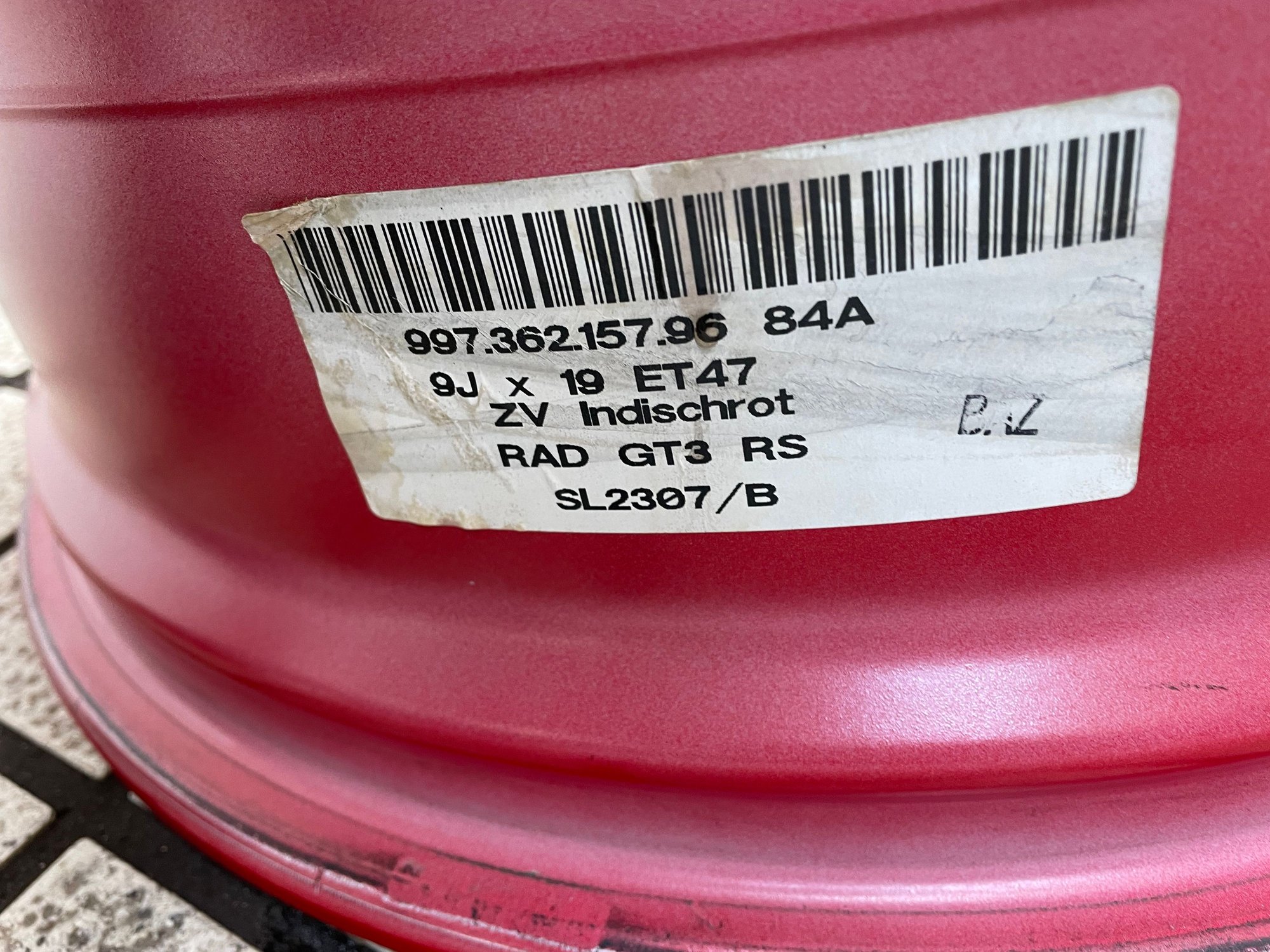 Wheels and Tires/Axles - FS: 997.2 GT3 RS MKII 3.8 Center Lock wheels RED GT3RS (set of 4) - Used - 2009 to 2012 Porsche GT3 - Seattle, WA 98105, United States