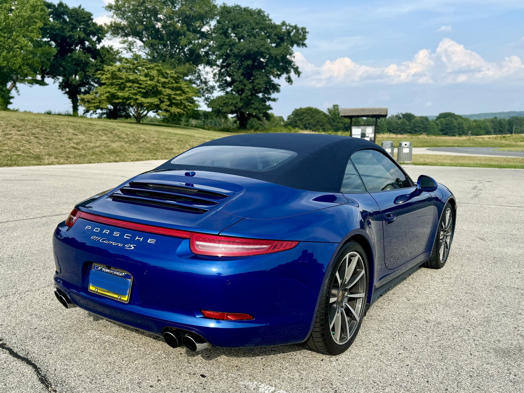 2013 Porsche 911 - 911 C4S Cabriolet Gorgeous High Spec  (Sports Chrono, PSE, Burmester, PAS, Prem Plus) - Used - VIN WP0CB2A90DS155464 - 45,000 Miles - 4WD - Automatic - Convertible - Blue - Villanova, PA 19085, United States