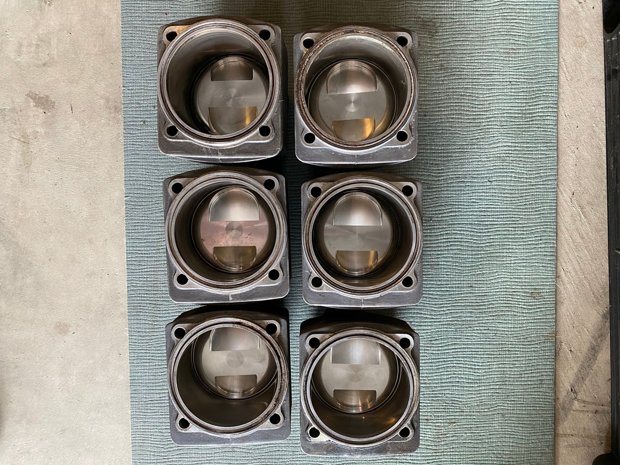 Engine - Internals - Porsche 911 3.0L JE Forged Pistons & Mahle Cylinders - Used - 1966 to 1989 Porsche 911 - San Diego, CA 92014, United States