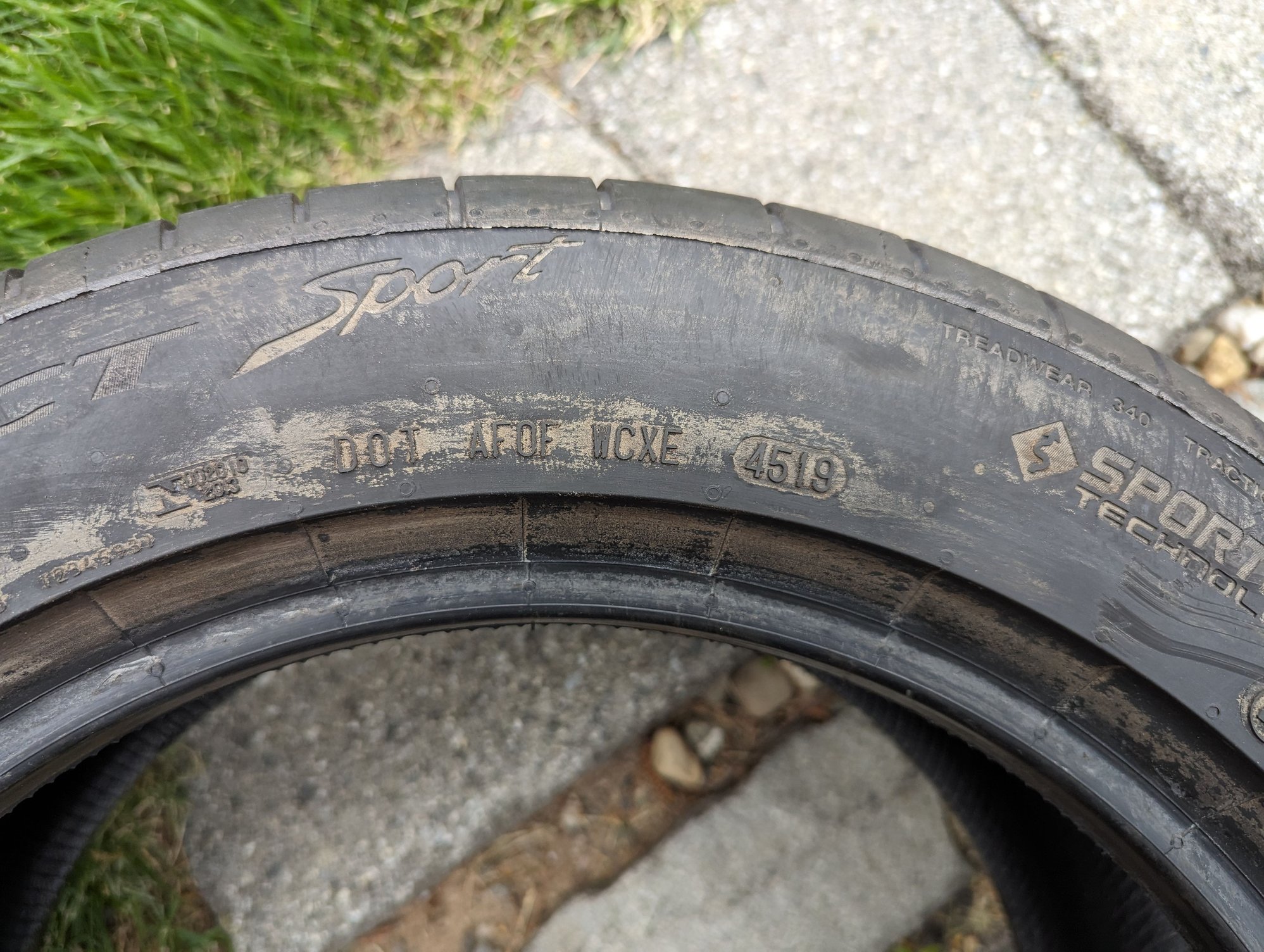 Wheels and Tires/Axles - 2 Continental Extreme Contact Sport tires - 205-55-16 - 964 / 911 - Used - 1989 to 1994 Porsche 911 - Millburn, NJ 07078, United States