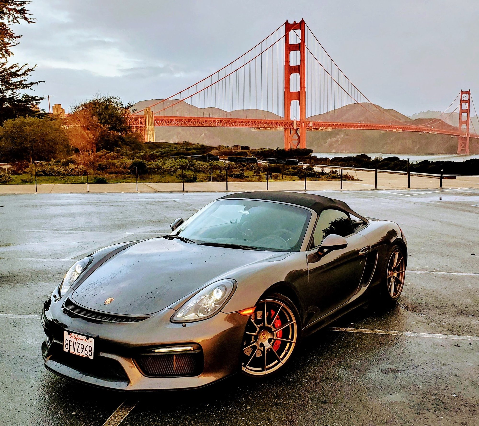 2016 Porsche Boxster - 2016 Porsche Boxster Spyder 6-Speed - Used - VIN WP0CC2A81GS152730 - 12,530 Miles - 6 cyl - AWD - Manual - Convertible - Gray - Sonoma, CA 95476, United States