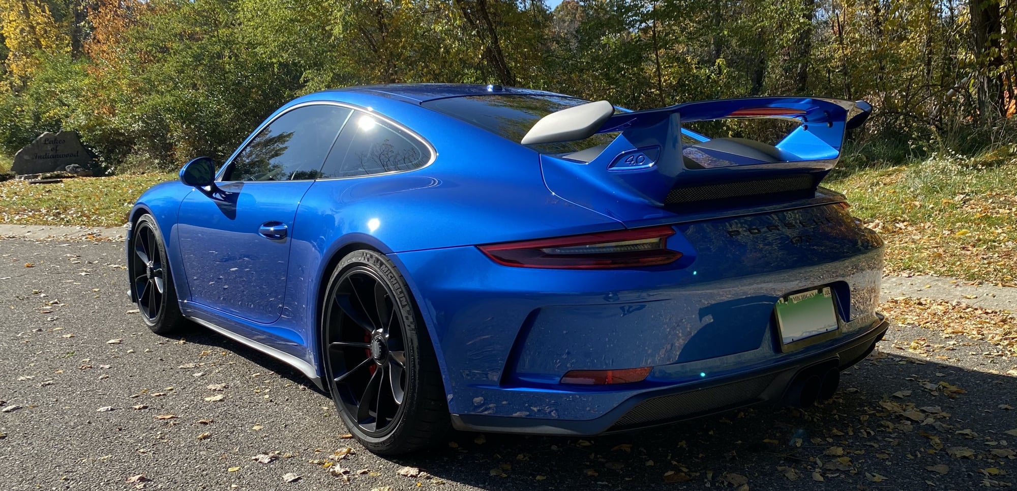 2018 Porsche GT3 - Saphirre Blue 991.2 GT3 (manual) - Used - VIN WP0AC2A93JS175837 - 13,800 Miles - 6 cyl - 2WD - Manual - Coupe - Blue - Oxford, MI 48371, United States