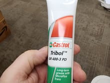 000 043 305 73.
Now comes as:
Castrol Tribol GR400-3 PD