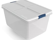 Got to Target or Walmart and buy this plastic storage bin and save a bunch of money.  No one will see it anyway and it will do as good a job of holding your shite as the overpriced tub with the Porsche logo on it. 