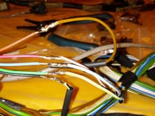 Pulled new tps wires through snorkel soldered together.