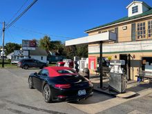 Fueling up in Tighlman Island Maryland 