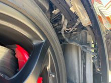 Right fender well.