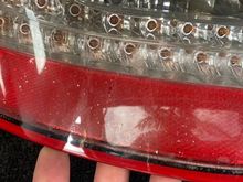 Glue streaks from my dad attempts to fix them 