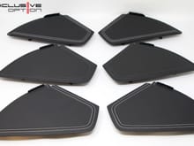 991/981 Dashboard Endplates in leather