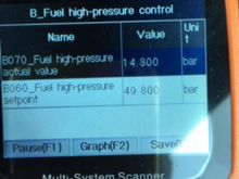 These are the two addresses to compare fuel pressure setpoint vs actual. You can make the 530 output a graph in real time. 