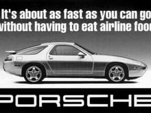Advertisements for Porsche 928