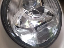 Headlights are crystal clear with no pitting