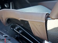 Exclusive Option LWB Seat Bolster Protector in Tarpan Brown for 911R
