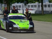 2013 Detroit GP - Dr. Jim Norman qualifies outside pole to split a pair of factory backed Mazda GX diesel prototype GT cars.  We finished 2nd and went on to win the Team and Driver's Championship after the final race at Lime Rock Park in September 2013.