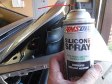 Apply silicone lube to drive arms at both ends of spoiler and that groaning noise vanishes.