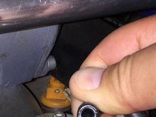 Dry inside vacuum and hold vacuum both car off and idling.