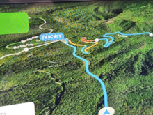 We had to detour off the Blue Ridge Parkway, NC-80S is really a 1.5 lane road thankfully no other cars were encountered while I slipped over the middle line in some of those tight turns.