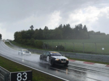 Yes -it was a wet race. Our fine E46 in action.
It was a miracle it didn't aquaplane.
Photo: Tim