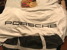 Used Porsche Tequipment car cover designed specifically for the narrow body 996.  Fits like a glove, exterior is a neoprene type material, interior is a soft fleece.  The cover is in great condition with no rips, duffle bag included.  $125 plus shipping.  