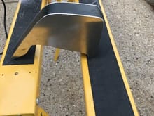 Rubber and Aluminum - Bolt on rear bumper guards.