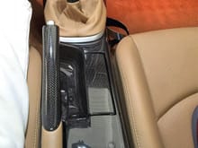 OEM e-Brake and DB Carbon center console