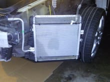 997.1 Driver side radiator and condenser
