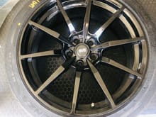 Tire 4 on Mustang wheel