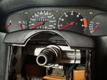 Bearing in place on spline
