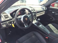 Interior pic taken by dealer prior to delivery