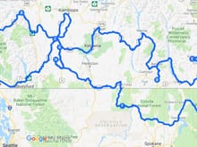 3000 Kms (1875 Miles) rip through the coastal mountains of British Columbia, Montana, Idaho, and Washington...