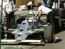 Williams In Pits