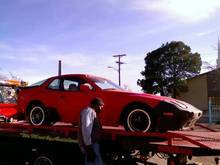 Porsche on the rollback -- day I bought it
