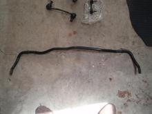 19 mm rear sway bar