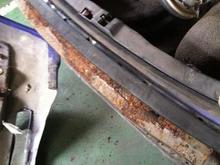 1987 911 cab rust part