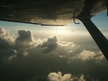 Clouds from a Cessna 150