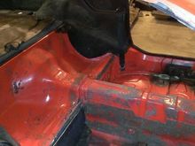 A dry clean floor read for new sound deadening