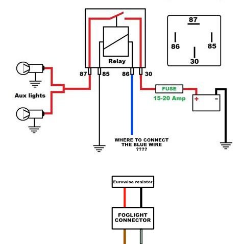 AUX Light Switch / Relay Install